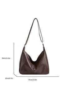 女士斜挎包 - 咖啡棕 - 查看 3