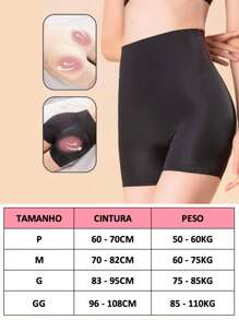 Short Panty Reducer Measurements With Padding Lifts Butt - Nhiều màu - Xem 11