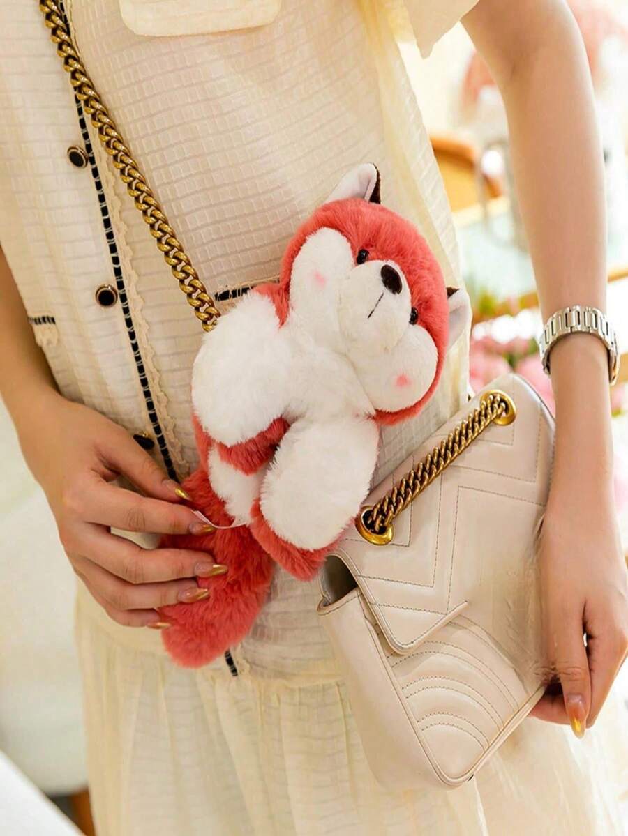 1個彈性掉髮束/粉色狐狸造型 - 粉色 - 查看 1