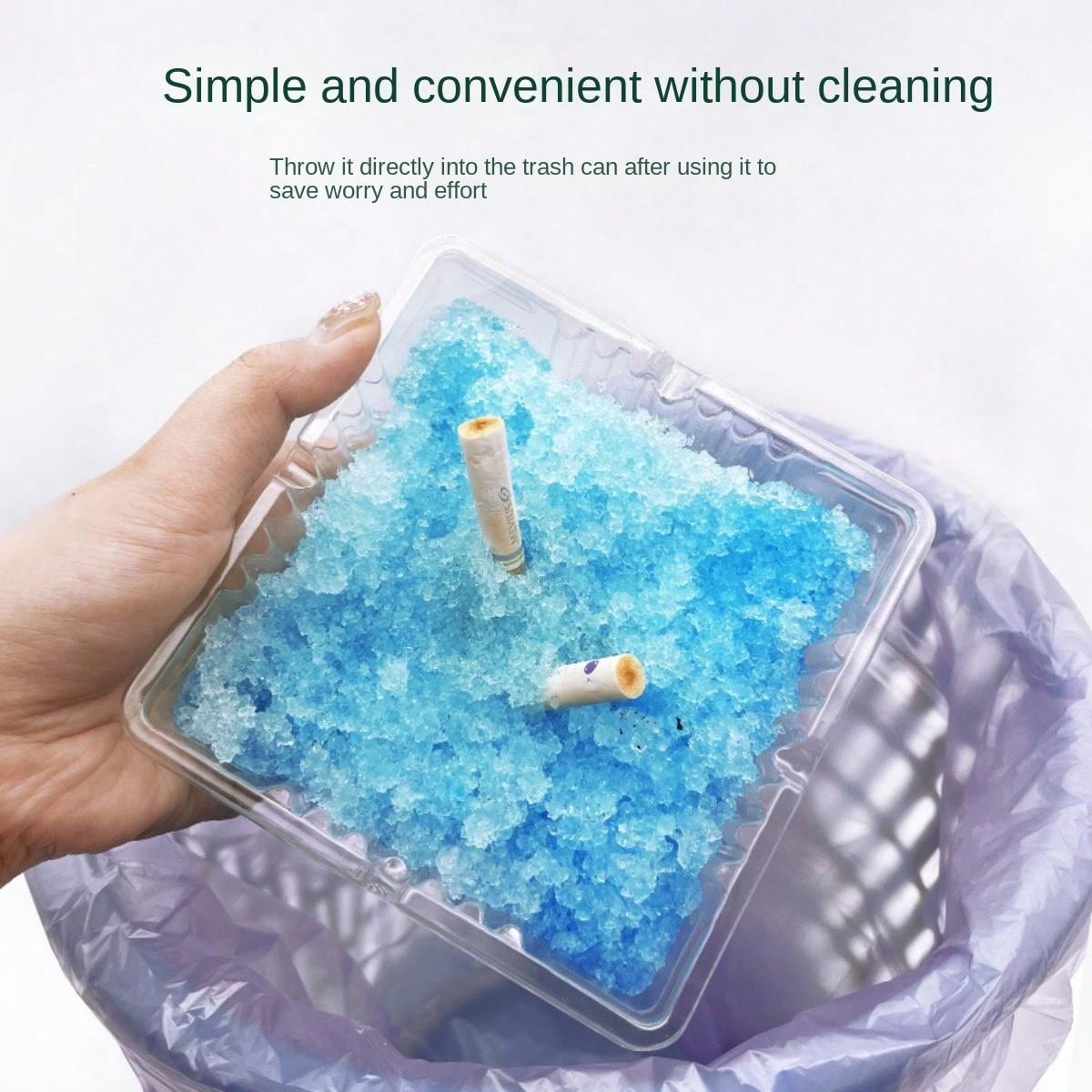 A Box Of 30 Disposable Ashtrays Containing Smoke Extinguishing Ointment