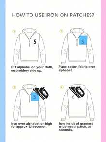st Brief Ontwerp Opstrijkbare Patch