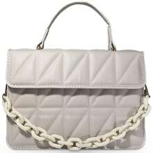 Shendy Vendy Women's Metal Chain One Shoulder Crossbody Bag - 香檳色 - 查看 1