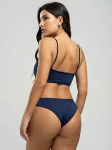 Vicbela Women Bikini Sets - Màu xanh hải quân - Xem 4