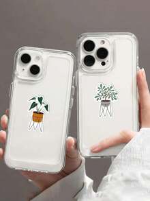 44入組植物&咖啡主題貼紙,適用於咖啡禮物、咖啡派對禮品、咖啡杯、摩托車、行李箱、手提電腦、滑板、水瓶、兒童頭盔裝飾 - 綠色 - 查看 6