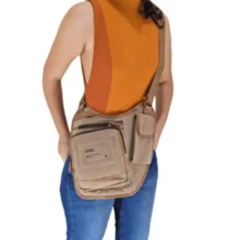 Women Shoulder Bags - 米色 - 查看 3