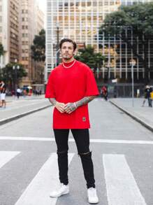 Men T-Shirts - Red - View 5