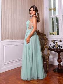 Wedding Dresses - Mint Green - View 2