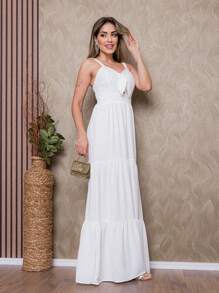 Women Dresses - 白色 - 查看 3