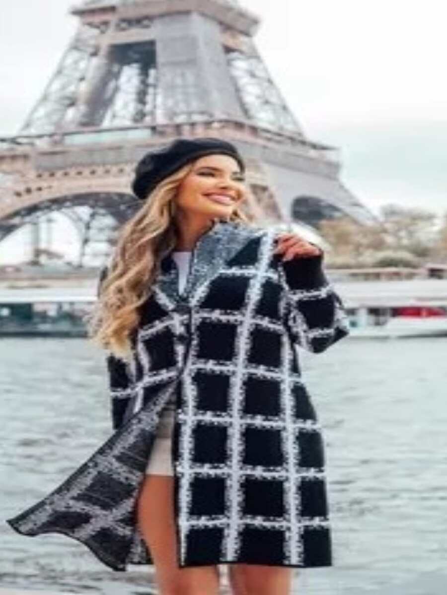 Women Overcoats - màu đen - Xem 1