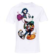 Disney Micky Mouse Iconic Character Collage T-Shirt - White - View 1