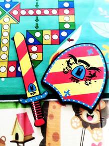 1pc Foam Sword Toy, Safe And Soft Sword, Imitation Sponge Sword & Shield For Practice - Multicolor - View 6