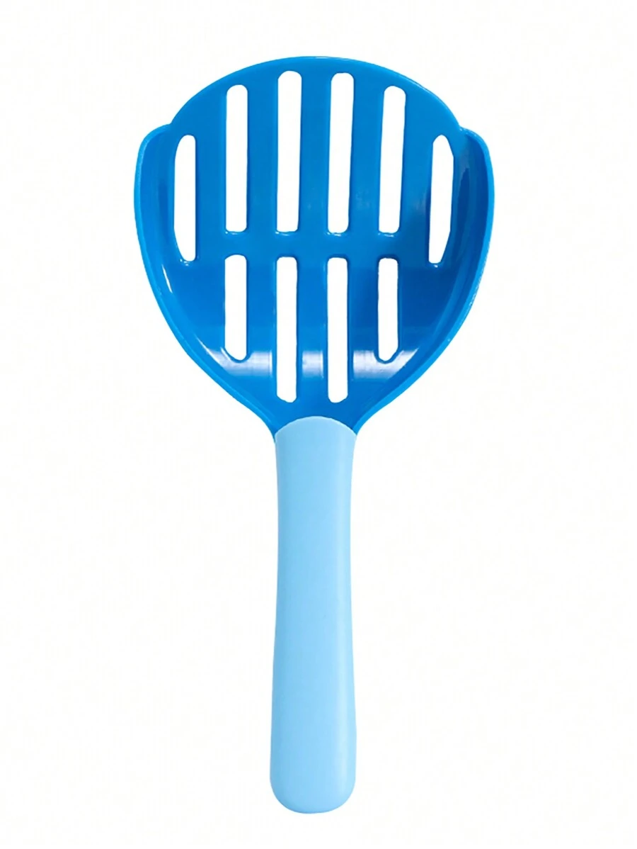 新型塑膠雙色貓砂勺和篩子,用於快速過濾貓砂 - 寶藍色 - 查看 1