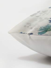 1pc Simple Floral Printed Cushion Cover, Contemporary Pillowcase, Single Print, Sofa Use, Home Decor Throw Pillow Case (Insert Not Included)