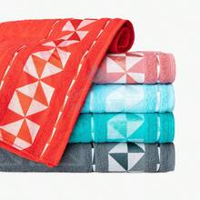 Bath Towels - 紅色 - 查看 2