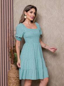 Women Dresses - 藍色 - 查看 2
