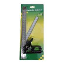 Horizontal Movable Angle Ruler, Stainless Steel Mobile Combination Angle Ruler, Civil Engineering Measurement Tool 300mm Adjustable Base Ruler 1 Set - Silver - View 5