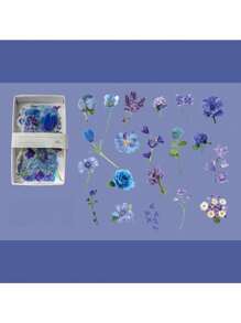 限量版裝箱美麗植物裝飾貼紙,新鮮和復古植物和花卉貼紙,適用於日記,剪貼簿,計劃表,相簿 - 一簾幽夢 - 查看 1