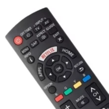 Controle Remoto Para Tv Panasonic Smart Viera - Preto - Visão 3