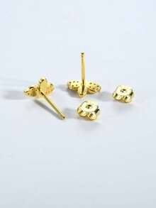 1 對簡約可愛 925 銀人造蜜蜂耳環女士派對宴會生日週年紀念禮物 - 蜜蜂 - 查看 4