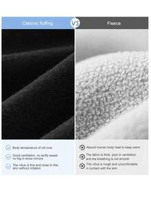 Máscara De Invierno Cálida Tipo Balaclava, Adecuada Para Montar En Moto, Protección Todoterreno, A Prueba De Polvo, Transpirable Y Adecuada Para Uso Diario En Clima Frío - Negro - Ver 6