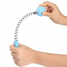 Spring Massage Hammer, Manual Back Massager For Tapping Acupuncture Points And Promoting Blood Circulation - Blue - View 3