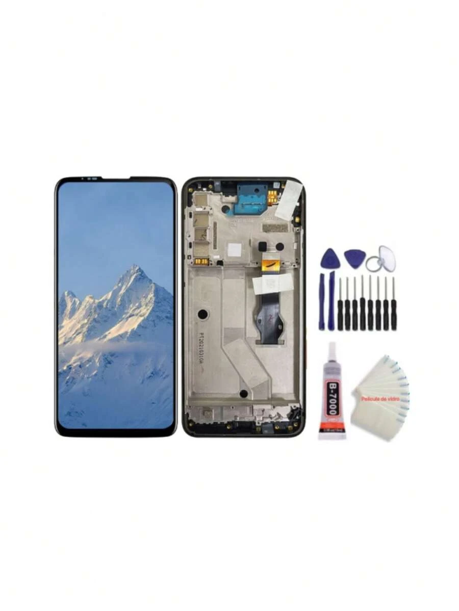 Mobile Phone LCD Screens - Tela Com Aro Preto + Pelicula Video + Chaves + Cola 15ml - 查看 1