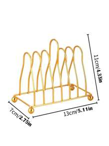 1入組鐵收納架 - 金色 - 查看 2
