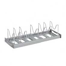 1 件装多功能锅具收纳架，带可调节隔板，适用于橱柜，可伸缩锅架，锅碗瓢盆收纳架，厨房橱柜用品，家居厨房配件，厨房用品，厨房工具