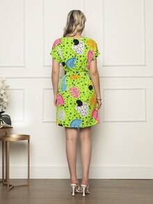 Women Dresses - 青檸色 - 查看 4