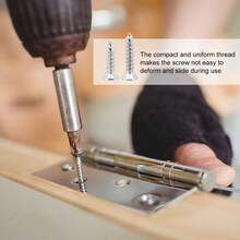 800pcs Self-Drilling Screws With Storage Box, 8 Sizes Screw Assortment Set, Carbon Steel Self-Tapping Screws, Suitable For Construction And Repair (800pcs/Box) - Silver - View 3