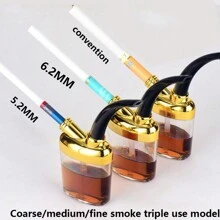 1入創意迷你過濾,有三種尺寸-粗、中、細,適合送給抽煙的男友或長輩作為禮物 - 彩色 - 查看 1