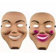 Máscara La Purga 2pcs Hombre Mujer Disfraz Pareja Halloween - 2 mascarillas - Ver 1