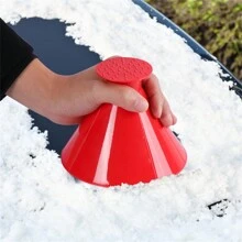 1入車用擋風玻璃刮鬍,油漏斗,雪鏟和冰刮子,冬季車用配件 - 黑色 - 查看 2