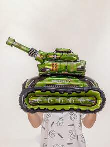 117 件野外主題乳膠氣球鏈,3d 罐形鋁膜氣球 12 吋綠色迷彩圖案乳膠氣球,適合兒童、成人生日派對裝飾 - 彩色 - 查看 3