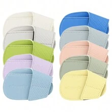 wosofe 1入高爾夫鐵桿保護套,雙層pu皮革,有2種尺寸可選,簡約風格,防止球桿鐵頭刮傷,緊湊便攜,可自行混搭色彩套裝。 - 淺藍色 - 查看 5