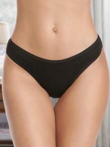 7条装纯色女士内裤套装，舒适透气比基尼内裤