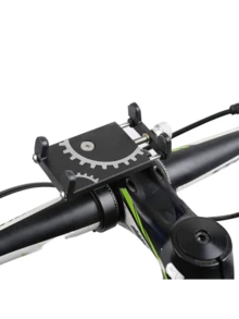 1入鋁合金自行車、摩托車、山地車、電動車用手機架,導航必備 - 黑色 - 查看 3