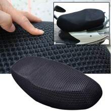 1件防滑3D網布座套透氣防水機車摩托車座墊覆蓋S-6XL - 黑色 - 查看 12