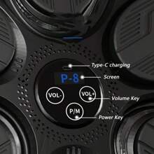 Máquina Inteligente Para Boxeo De Música - Negro - Ver 6
