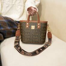 Celadon Blue Handheld Women'S Bag - Brown - View 10