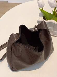 女士斜挎包 - 咖啡棕 - 查看 9