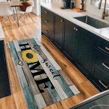 1入組廚房地墊,入口門墊,可水洗柔軟防滑水晶絨地毯,適用於所有季節 - 彩色 - 查看 2