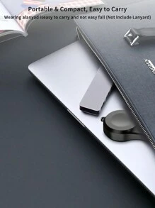 شاحن لاسلكي USB متوافق مع ، متوافق مع جميع السلاسل مناسب للمكتب والسكن الجامعي والمنزل نان - الأسود - مشاهدة 6