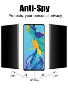 2 miếng dán bảo vệ màn hình riêng tư tương thích với Honor, chống gián điệp, chống tĩnh điện, chống vỡ, chống vân tay, chống dầu, chống nổ, 5 trong 1, góc 45 độ, chống nhìn trộm, phủ toàn màn hình, không viền trắng, phim kính cường lực dành cho Honor, viền siêu mỏng, không cản trở, phim kính nhôm cao cấp, độ trong suốt cao, chống chói, không có bong bóng, siêu trong, cảm ứng mượt mà, phụ kiện điện thoại tương thích với Honor, vừa vặn chính xác 1:1, dễ dàng lắp đặt, thân thiện với vỏ, phim bảo vệ nâng cấp nâng cao dành cho Honor, bao bì cứng chống vỡ chuyên nghiệp - Xám - Xem 6