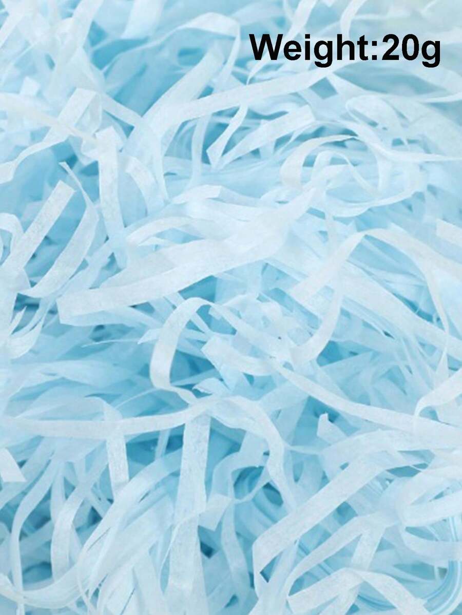 20克情人节礼盒填充碎纸 - 淺藍色 - 查看 1