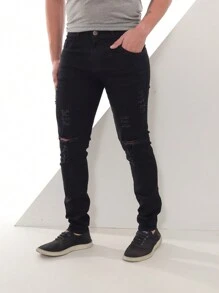 Men Jeans - Black - View 3