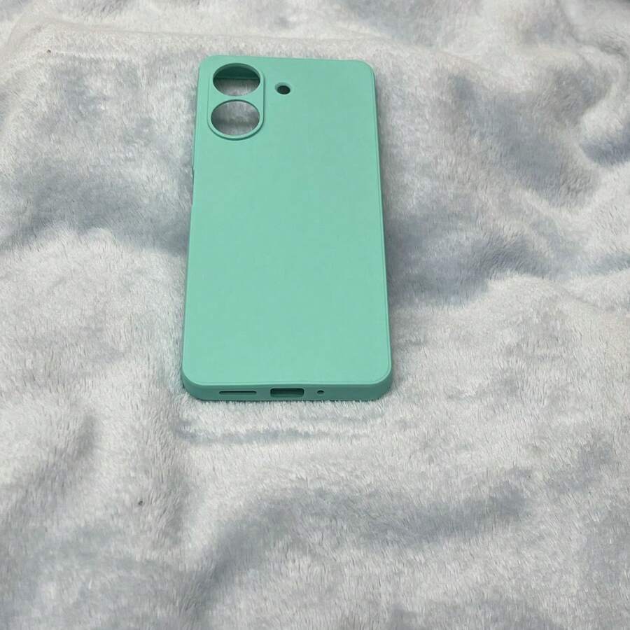 Cover Case FOR POCO C65 Silicone Case Velvety - Green water - View 1