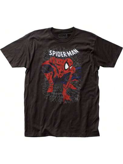 Spider-Man Tangled Web Men's T-Shirt | SHEIN USA