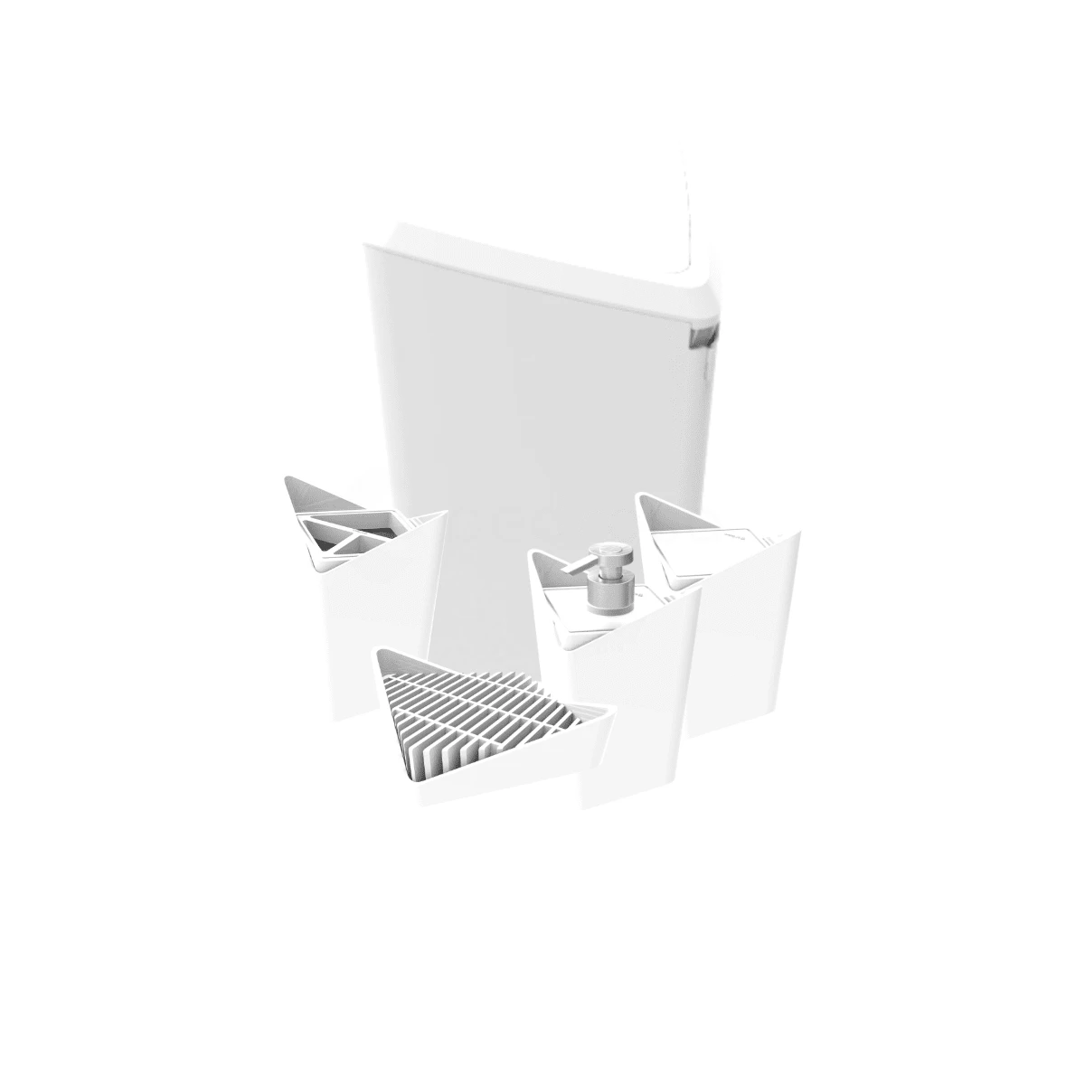 Bathroom Accessory Sets - trắng - Xem 1