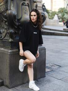 Men T-Shirts - 黑色 - 查看 6